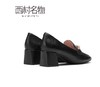 西村名物2021秋季款深口低跟小皮鞋英伦乐福X21AM13261 商品缩略图4