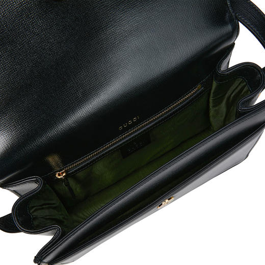 GUCCI 古驰 Gucci女包 新品 女士双G搭扣翻盖小号单肩斜跨包 589474 1DB0G 商品图3