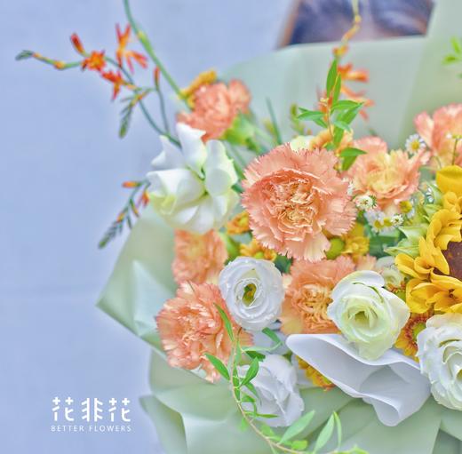 《芳华》 小清新向日葵康乃馨花束 商品图3