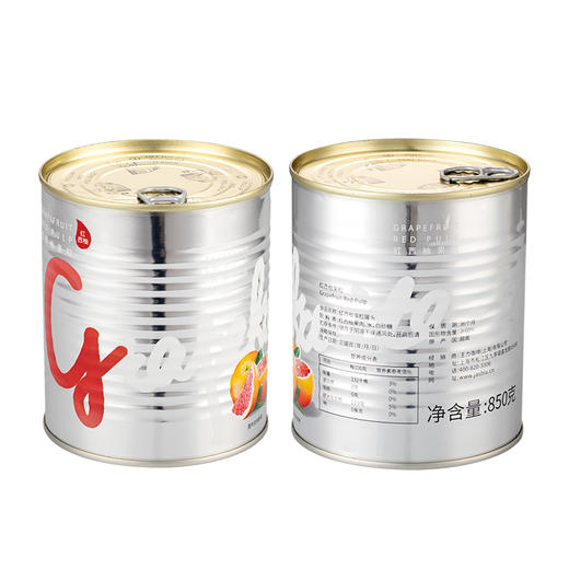 【爵世系列辅料】红西柚粒罐头850g   水果罐头 奶茶店 商用原料水果捞辅料冷饮水果茶配料 商品图4