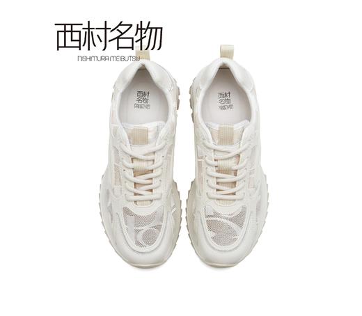 西村名物2021秋季款情侣男女休闲运动老爹鞋X21AM15231 商品图3