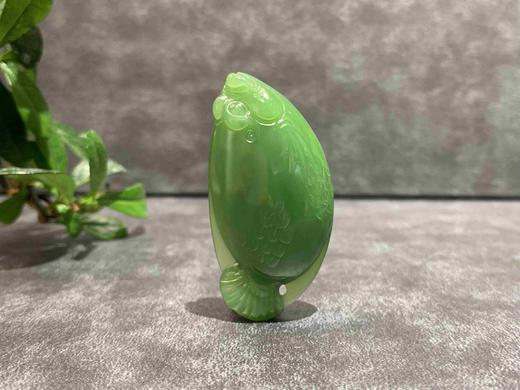 【御珠宫坊】碧玉鱼挂件 商品图0