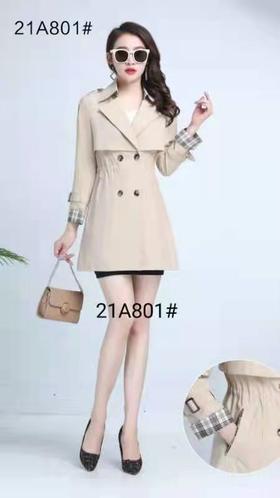 黄金801中长款风衣