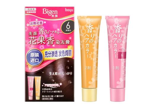 日本进口美源 花果香染发膏6 （深棕色） 商品图2