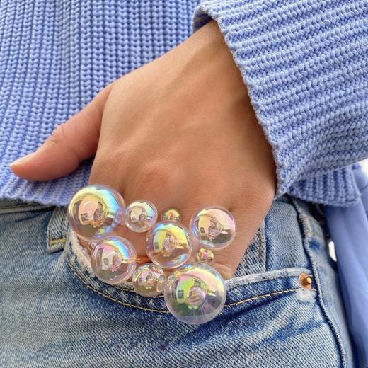 北京仓｜La môme bijou-Bulles-戒指（银色 大号）［法国设计师］ 商品图2