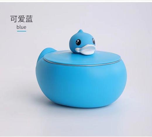 FACEB.DUCK小鸭注水保温碗BD-W1蓝色550ml 商品图1
