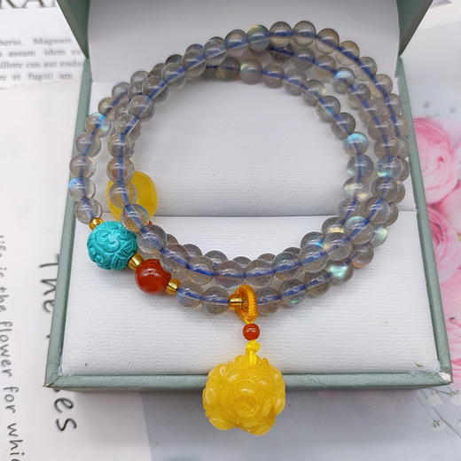 灰月光3圈手串 商品图1