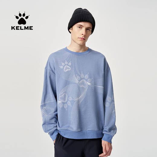 卡尔美秋季新品男士圆领卫衣6134TT1006 商品图0