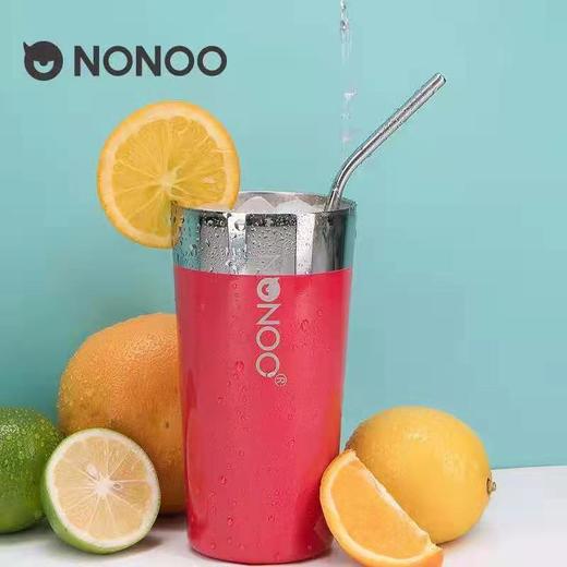 NOnoo午后时光咖啡杯红色580mL NNE-580-1 316不锈钢 商品图1
