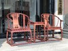 红桥红  家具严选  花枝（巴里黄檀）【 带托泥 皇宫圈椅 三件套】 商品缩略图1