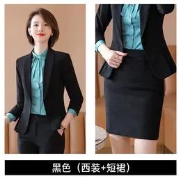 TZW-西装职业女装套装气质秋冬工装工作服 商品图10