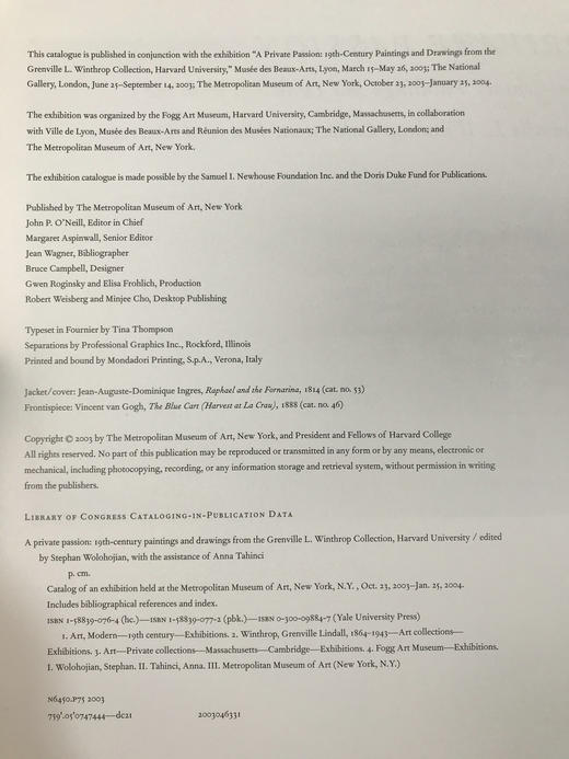 哈佛大学温索浦博物馆藏画图集 219幅彩色插图 精装大16开 商品图4