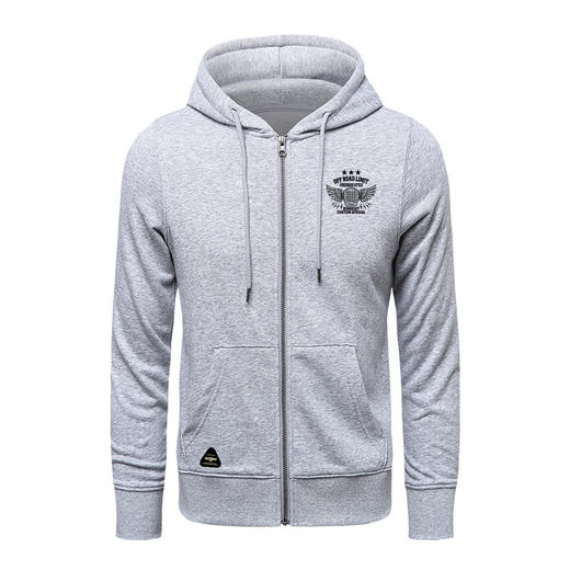 NMT-1676秋冬2021新款开衫拉链毛圈简单小图案户外休闲卫衣衫 商品图0