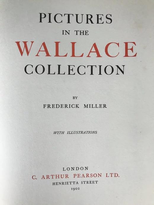 1902年 英国华莱士收藏馆藏画图集 20幅插图 布面精装大16开 商品图2