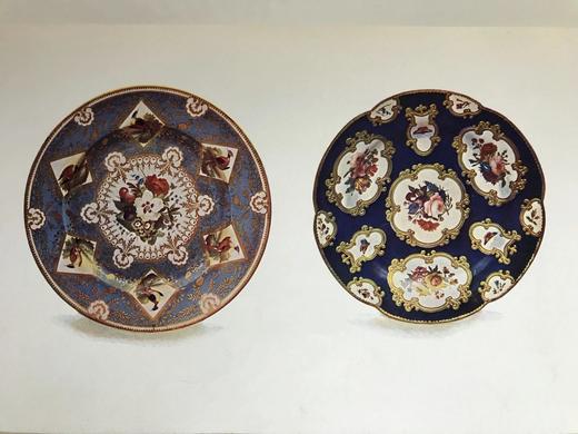 1902年 英国瓷器史 35幅彩色与90幅黑白插图 漆布精装18开 商品图6