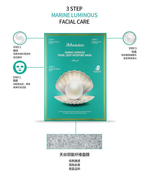 韩国进口肌司研三部曲深海珍秘保湿面膜30ml*10片 商品图0