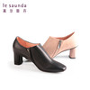 莱尔斯丹时尚方头粗跟高跟及踝短靴2T53101 商品缩略图1