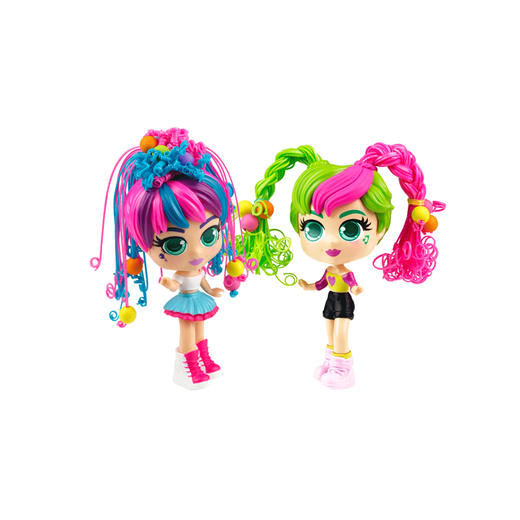 银辉  卷卷魔发女孩儿童精致时尚可变装仿真玩具礼盒 商品图0