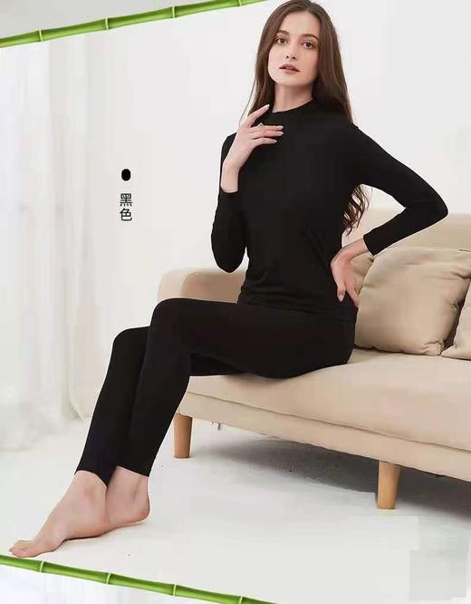 竹纤维女士中领内衣套134 商品图2