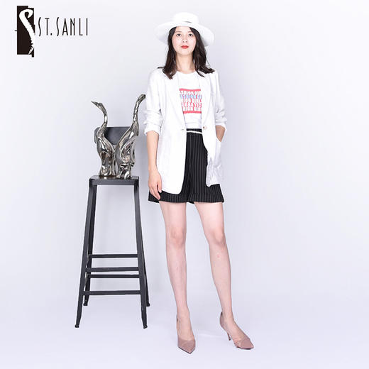 圣三利女装新春秋季休闲西服外套SL121A11 商品图0