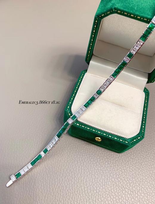 「一生一世」祖母绿密码手链 商品图1