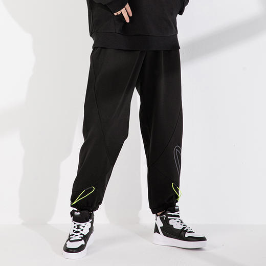 【线下同款 精致印花 休闲跑步皆宜】赛琪百搭秋季针织运动长裤20137S 商品图3