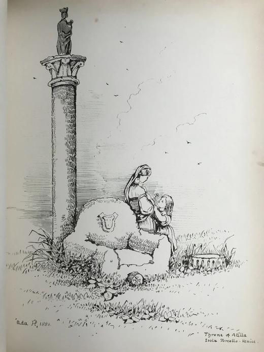 1856年 绘画协会作品集 约百幅插图 平装大16开 商品图7