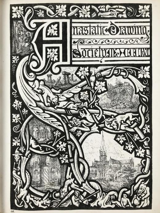 1856年 绘画协会作品集 约百幅插图 平装大16开 商品图3