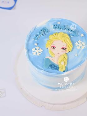 冰雪奇缘爱莎手绘
