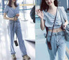 裁缝学苑 AW62露脐衬衫1:1实物服装纸样剪裁图纸牛皮纸样 商品缩略图1