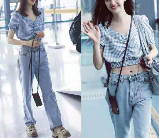 裁缝学苑 AW62露脐衬衫1:1实物服装纸样剪裁图纸牛皮纸样 商品图1