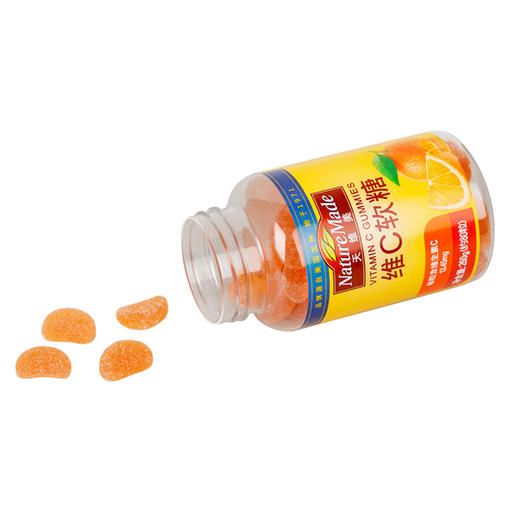 KJ 天维美维C软糖（香橙味） 80粒/瓶 商品图3