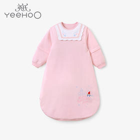 英氏婴儿睡袋宝宝夹棉不分腿睡袍YESCJ31011A YESCJ31012A秋新品