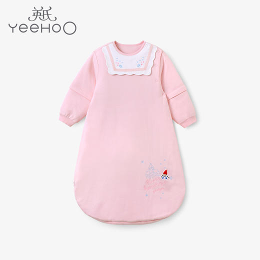 英氏婴儿睡袋宝宝夹棉不分腿睡袍YESCJ31011A YESCJ31012A秋新品 商品图0