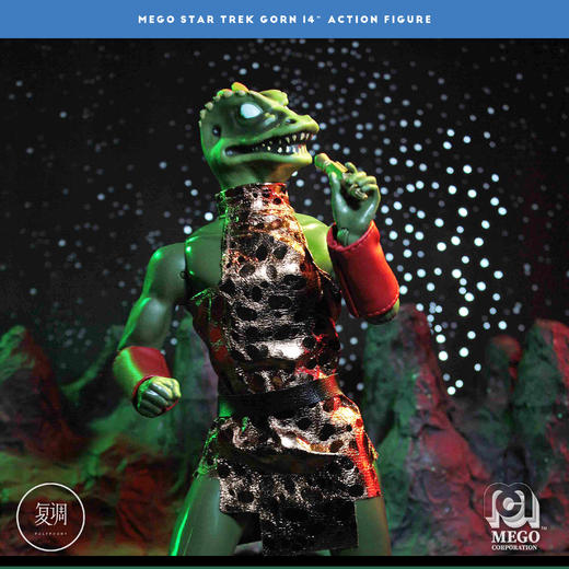 现货 Mego 星际迷航 StarTrek Gorn 14英寸 可动人偶 商品图1