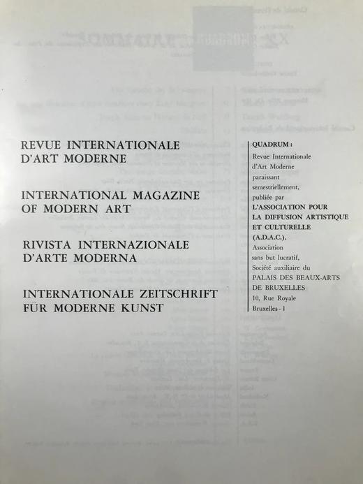 比利时国际现代艺术杂志《四重奏》 数百幅插图 漆布精装16开 商品图3