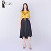 圣三利女装春秋季高腰不规则半身裙，女裙SL121B10 商品缩略图0