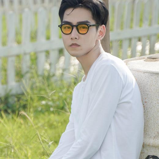 HALVIN DIARY长袖莫兰蒂纯棉T恤，六色男女同款经典百搭，减龄百搭显瘦好版型，入秋必备T恤 商品图7