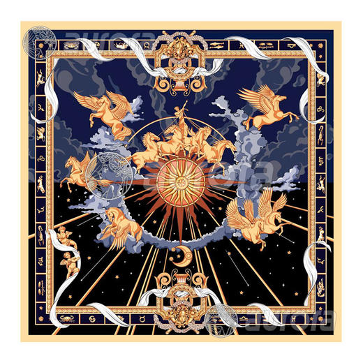 曙光 真丝丝巾 商品图0