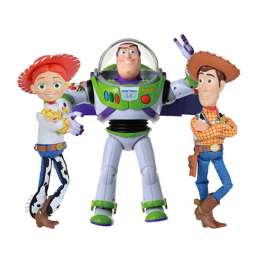 多美 TOMY  玩具总动员1:1可动发声玩偶巴斯光年胡迪模型摆件 商品图1