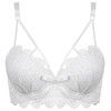 黛唯梵白色内衣套装女性惑夏季小胸聚拢文胸收副乳防下垂蕾丝性感文胸罩 商品缩略图4