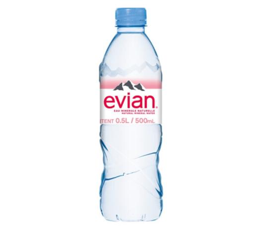 H| 法国原装进口 evian依云矿泉水 500ml*24瓶 整箱装 商品图1