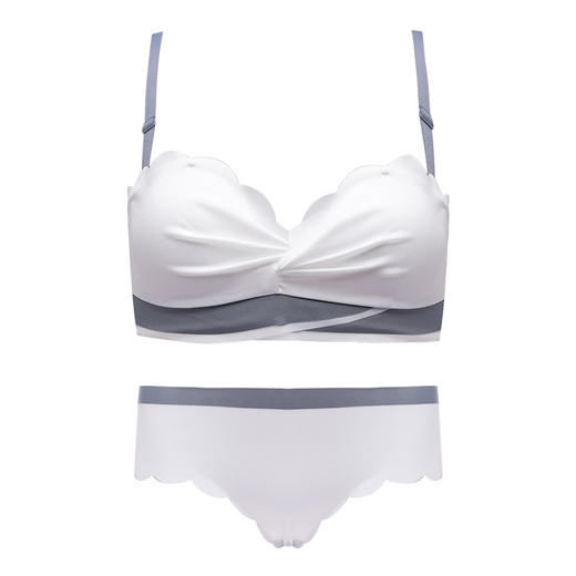 黛唯梵内衣少女士小胸衣显大聚拢无钢圈薄款收副乳防下垂夏季文胸罩套装 商品图4