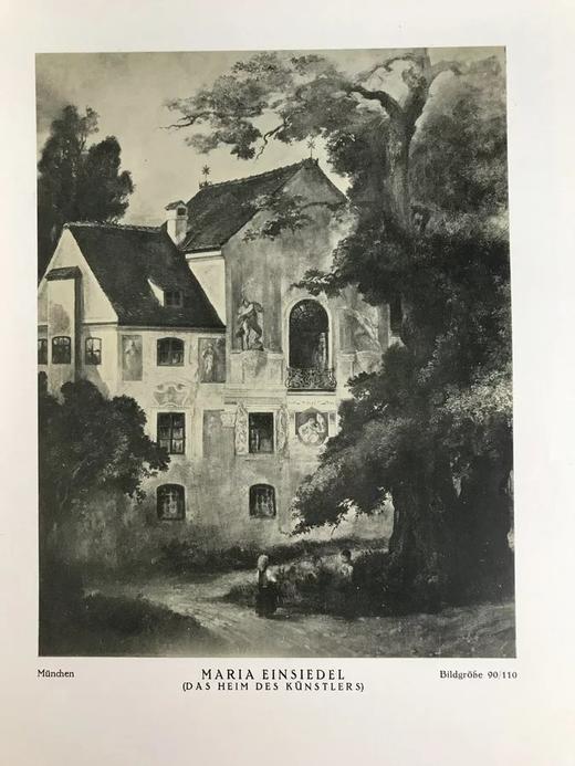 【德语】1921年 亚当·昆茨传记与画作集 数百幅插图 布面精装大16开 商品图13