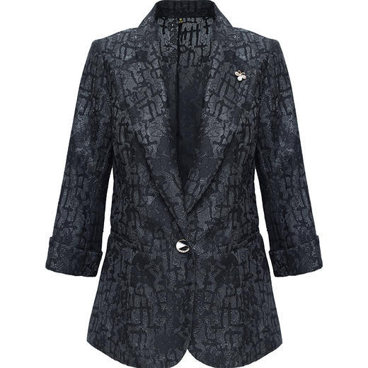 QYM-KED-21B14-Y短款小西装外套气质女装 商品图4