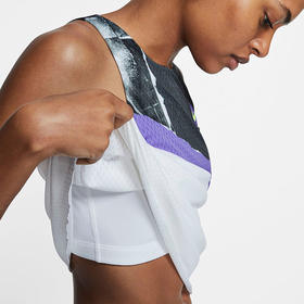 Nike 美网夏季网球训练运动无袖背心（二合一、自带运动内衣）