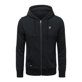 NMT-1682秋冬新款经典小FBLOGO标开衫毛圈休闲拉链卫衣