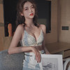 文胸套装性感内衣女无钢圈显大小胸聚拢防下垂调整型内衣内裤一套 商品缩略图1