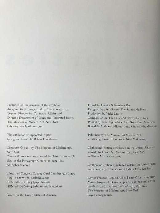 四十年代艺术图集 173幅插图（48幅彩色） 精装16开 商品图4