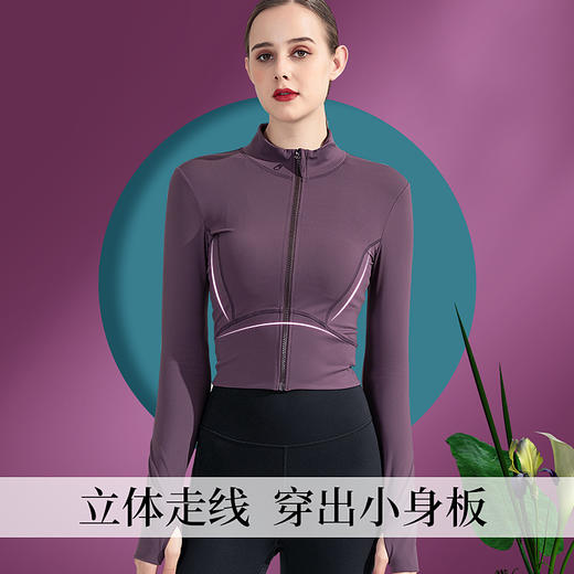 （断码清仓）FS832  梵美人 专业瑜伽长袖外套 商品图2